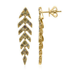 Orecchini in oro con Diamante Fancy SI2 (CIRARI)