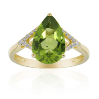 Anello in oro con Peridoto Dashihe  (CIRARI)