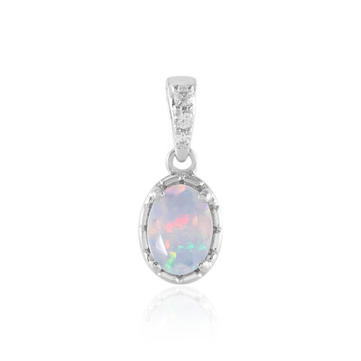 Ciondolo in argento con Opale di Welo