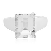 Anello in argento con Quarzo Bianco