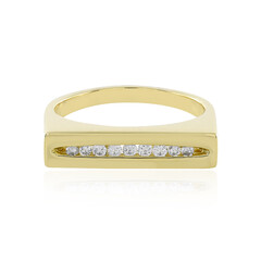 Anello in oro con Diamante SI2 (H) (de Melo)