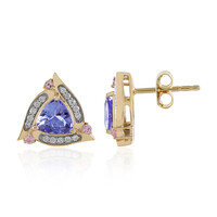 Orecchini in oro con Tanzanite