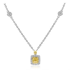 Collana in oro con Diamante Giallo SI2 (CIRARI)