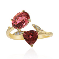 Anello in oro con Tormalina Neon del Congo (Smithsonian)