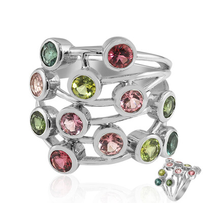 Anello in argento con Tormalina