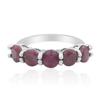 Anello in argento con Rubino