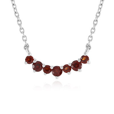 Collana in argento con Granato d’India