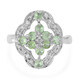 Anello in argento con Granato Menta Merelani