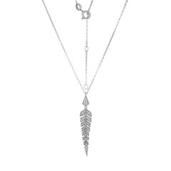 Collana in argento con Zircone (Adela Silber)