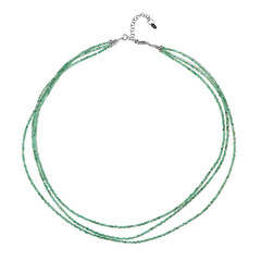 Collana in argento con Smeraldo Socoto