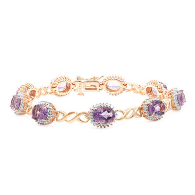 Bracciale in argento con Ametista