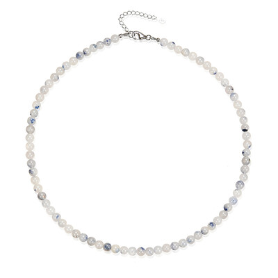 Collana in argento con Quarzo Dumortierite