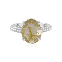 Anello in argento con Quarzo Rutilato