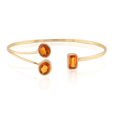Bracciale in oro con Zaffiro Arancione Ban Ka Cha