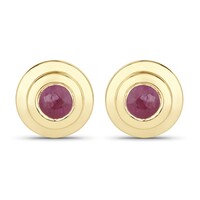 Orecchini in argento con Rubino
