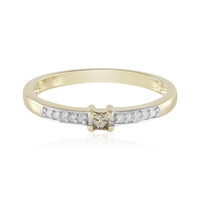 Anello in oro con Diamante Cioccolato I2