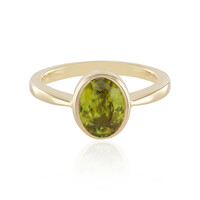 Anello in oro con Sfene