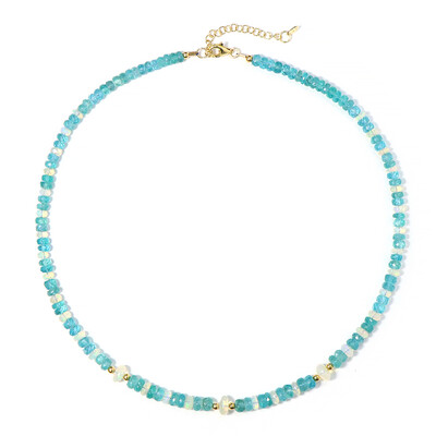 Collana in argento con Apatite Blu