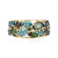 Anello in oro con Indicolite (KM by Juwelo)