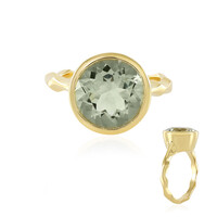 Anello in argento con Ametista Verde