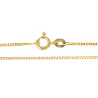 Catena grumetta piatta in Oro Giallo 14K - 45 cm - 2,29 g