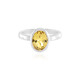 Anello in argento con Berillo Giallo