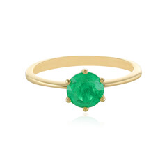 Anello in oro con Smeraldo Russo