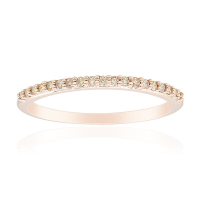 Anello in oro con Diamante Rose de France SI1 di Argyle (Annette)