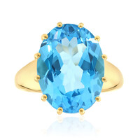 Anello in oro con Topazio Marambaia