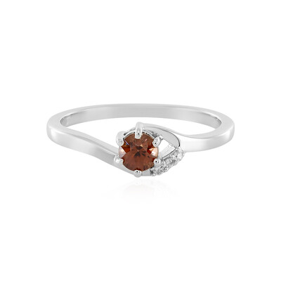 Anello in argento con Zircone Rosa