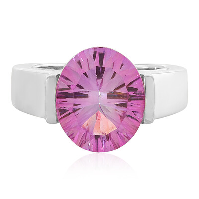 Anello in argento con Topazio Anniversario