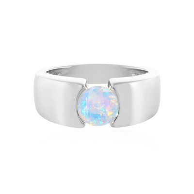 Anello in argento con Opale di Welo