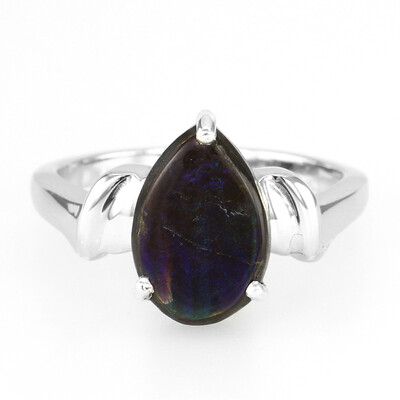 Anello in argento con Ammolite
