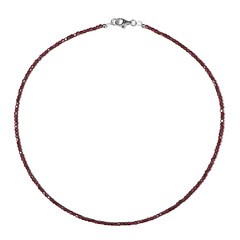 Collana in argento con Granato d’India