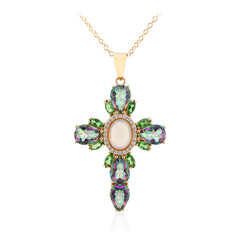 Collana in argento con Opale di Welo