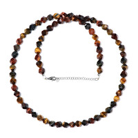 Collana in argento con Occhio di Tigre