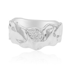 Anello in argento con Diamante I1 (G)