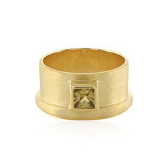 Anello in argento con Zircone Giallo