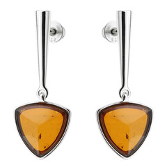 Orecchini in argento con Ambra Baltica
