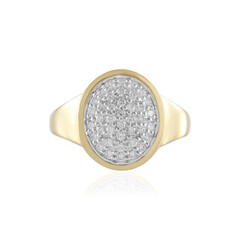 Anello in oro con Diamante SI2 (H) (de Melo)