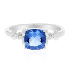 Anello in argento con Fluorite Cangiante