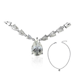 Collana in argento con Ametista Verde