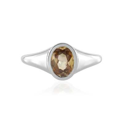 Anello in argento con Zircone Mandarino