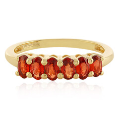 Anello in argento con Rubino Tramonto