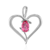 Ciondolo in argento con Topazio Rosa