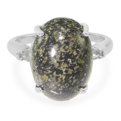 Anello in argento con Opale Leopardo