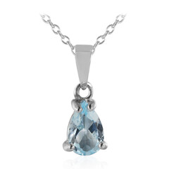 Collana in argento con Topazio Blu Cielo