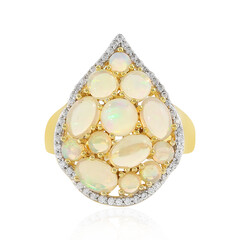 Anello in argento con Opale di Welo