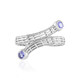 Anello in oro con Tanzanite AAA (Ornaments by de Melo)