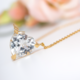 Collana in argento con Topazio Bianco